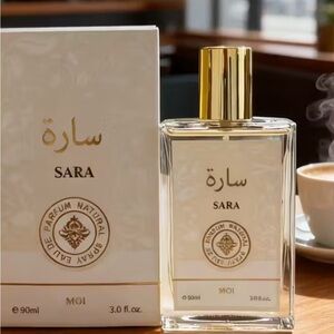 Sara Perfume with Gold Accents New 3.0FL.OZ. New in Sealed Box